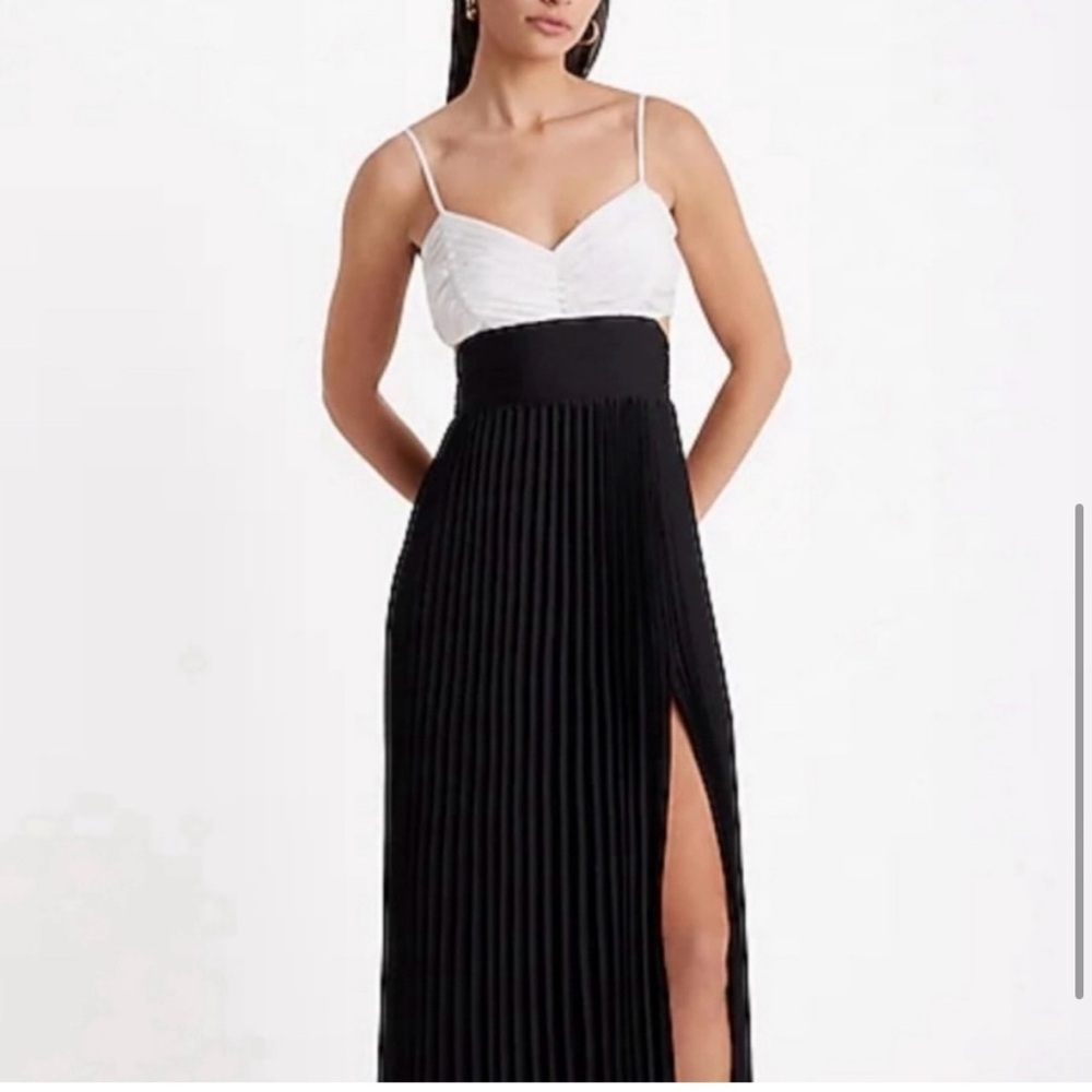Express Black and White Maxi Skirt - Picture 4 of 16